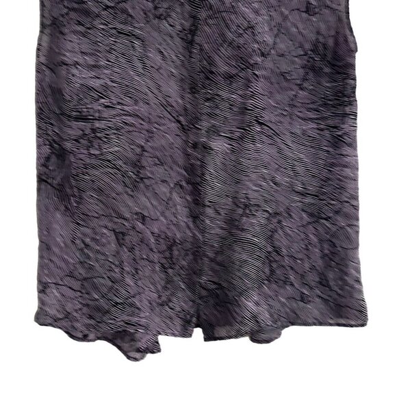 Theory Women’s Blouse 100% Silk Top Size M Sleeveless Hidden Pockets Abstract - Picture 6 of 12